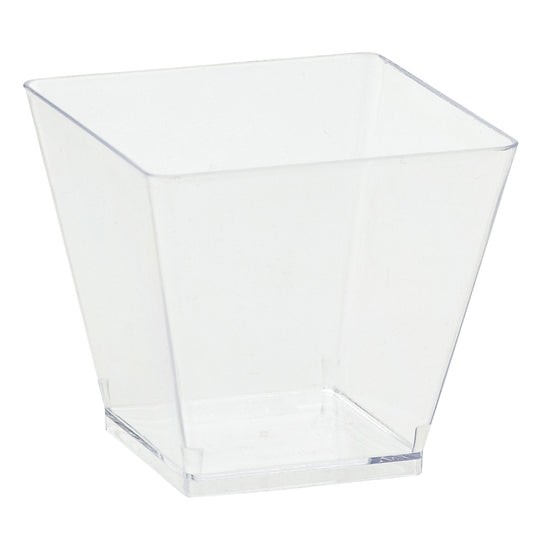 438901 - Clear Plastic Mini Cubes 59ml - 6 PKG/40