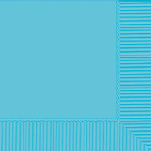 51220 - Caribbean Blue Luncheon Napkins 2ply 33cm - 12 PKG/20