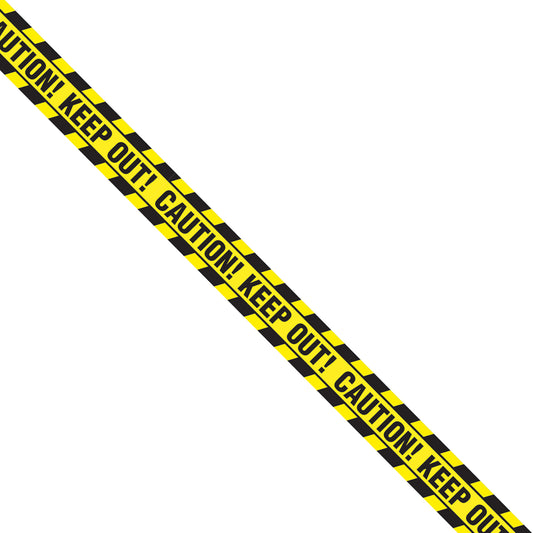 227522 IP X12 - Halloween Caution Tape Banners 6.1m - 12 PC