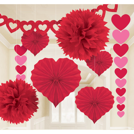 240184 IP X3 - Valentine's Day Paper Decorating Kits - 3 PKG/9