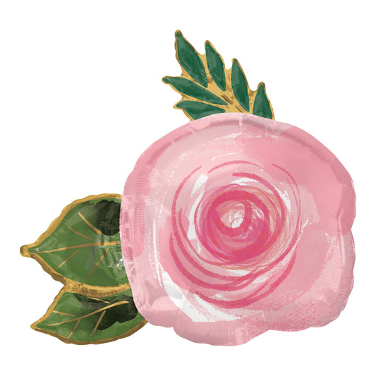 3848301 IP X5 - Bright Florals SuperShape Foil Balloons 30"/76cm w x 29"/73cm P35 - 5 PC