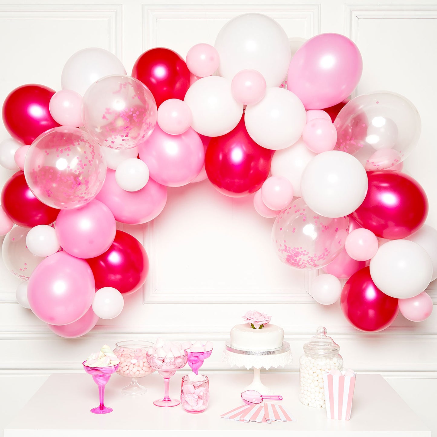 Gold & White DIY Garland Balloon Kits - 4 PKG/66