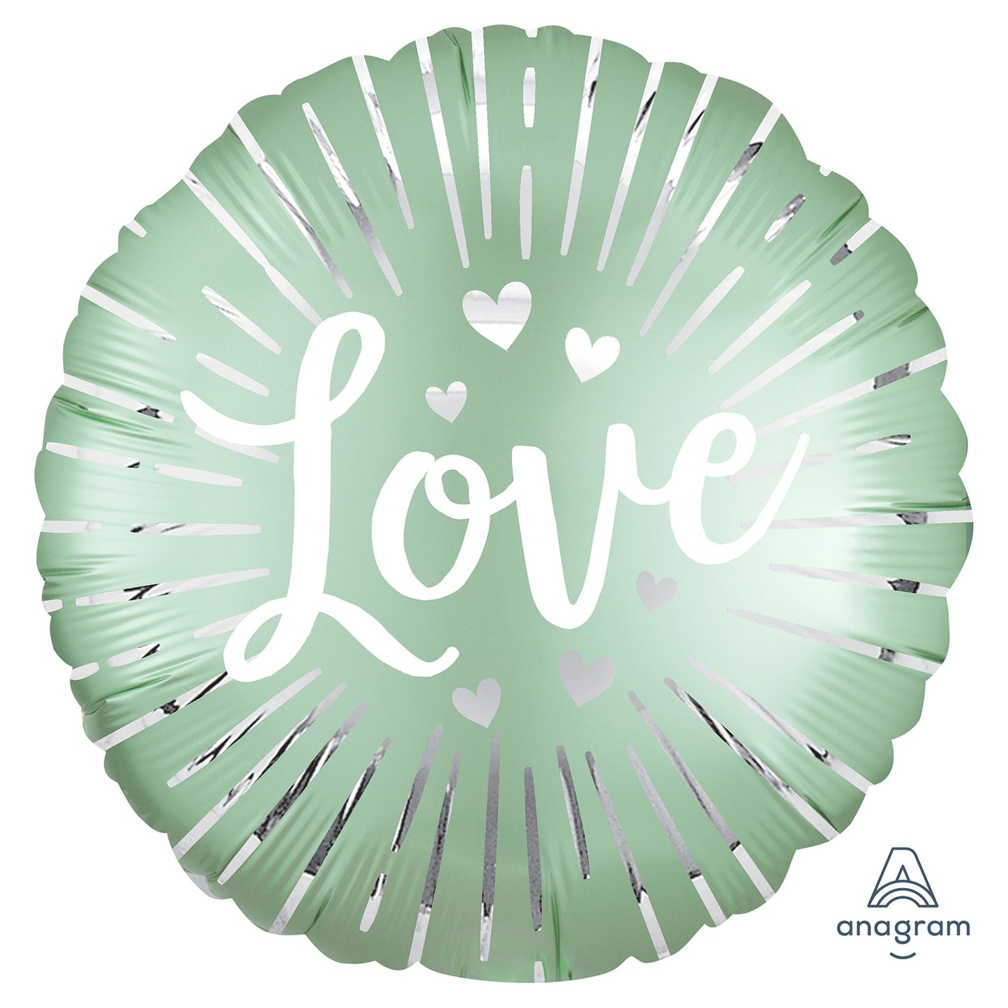 4176501 IP X5 - Satin Love Burst Standard Foil Balloons S40 - 5 PC