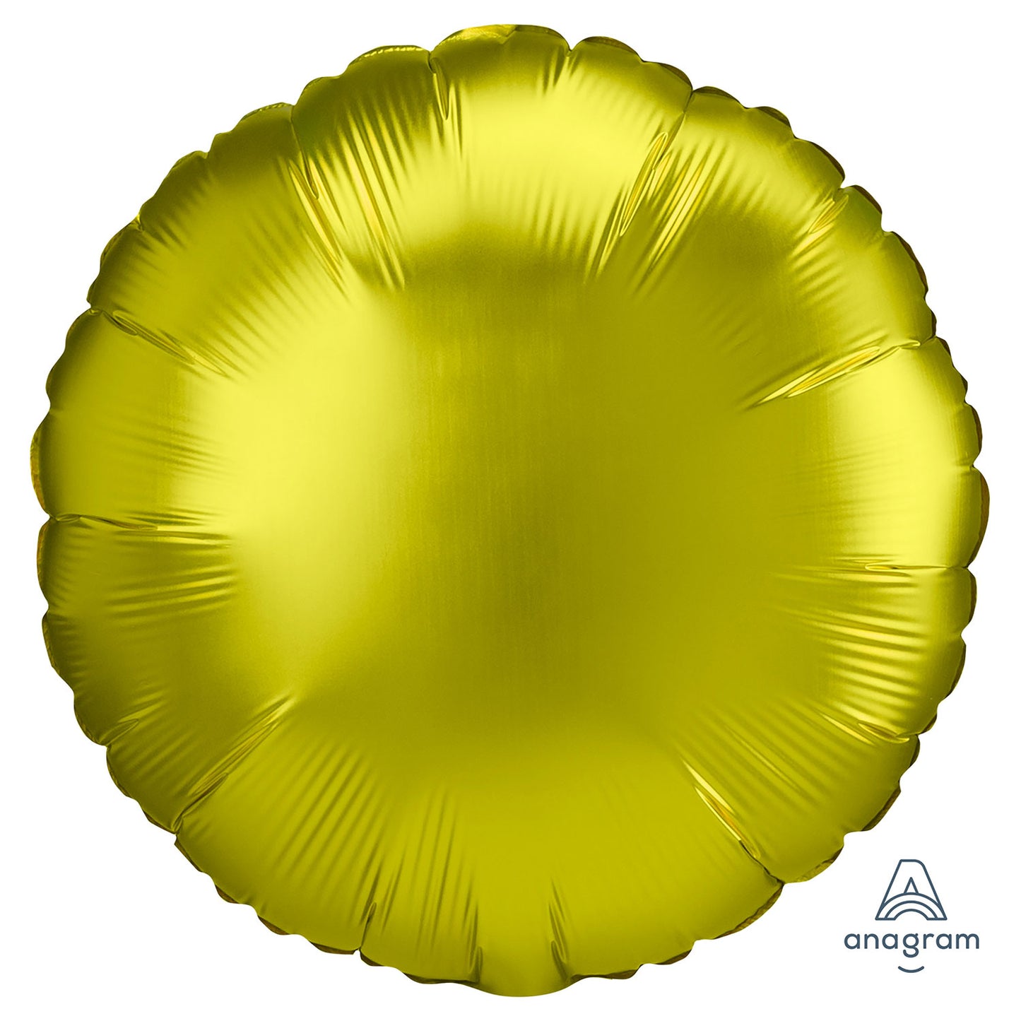 4188101 IP X5 - Lemon Circle Standard HX Packaged Foil Balloons S15 - 5 PC