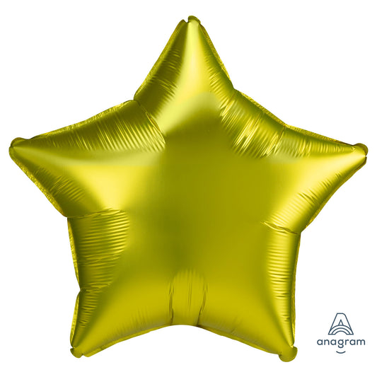 4188701 IP X5 - Lemon Star Standard HX Packaged Foil Balloons S15 - 5 PC