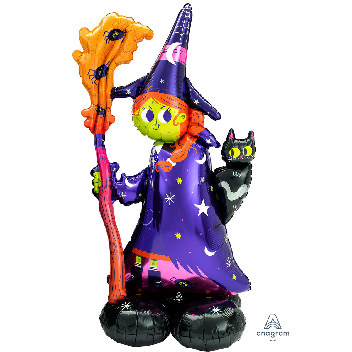 4241811 IP X3 - Scary Witch AirLoonz Large Foil Balloons 24"/60cm x 55"/139cm P70 - 3 PC