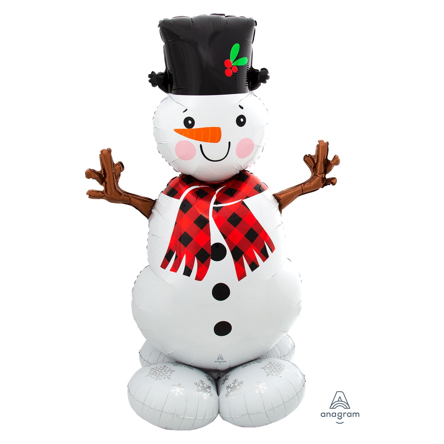 8311811 IP X3 - Snowman AirLoonz Large Foil Balloons 35"/88cm x 55"/139cm P70 - 3 PC