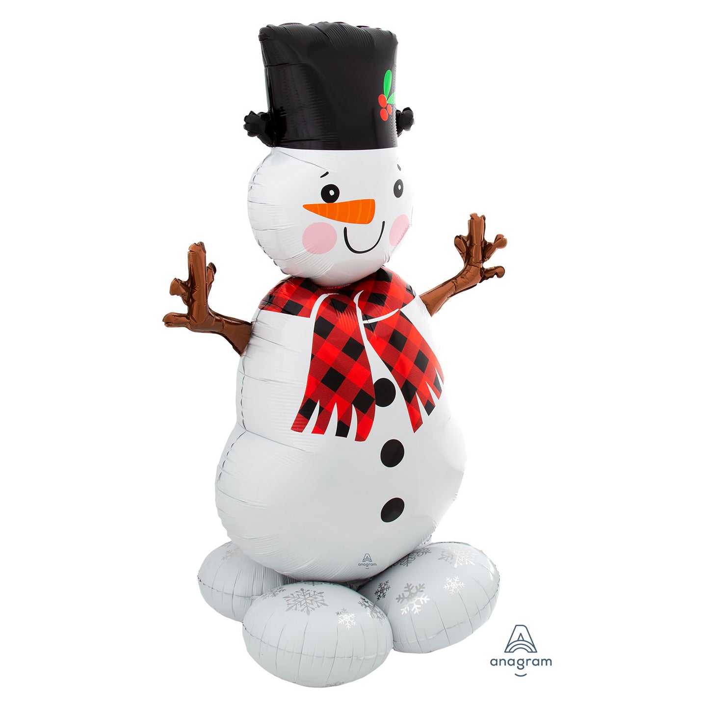 8311811 IP X3 - Snowman AirLoonz Large Foil Balloons 35"/88cm x 55"/139cm P70 - 3 PC