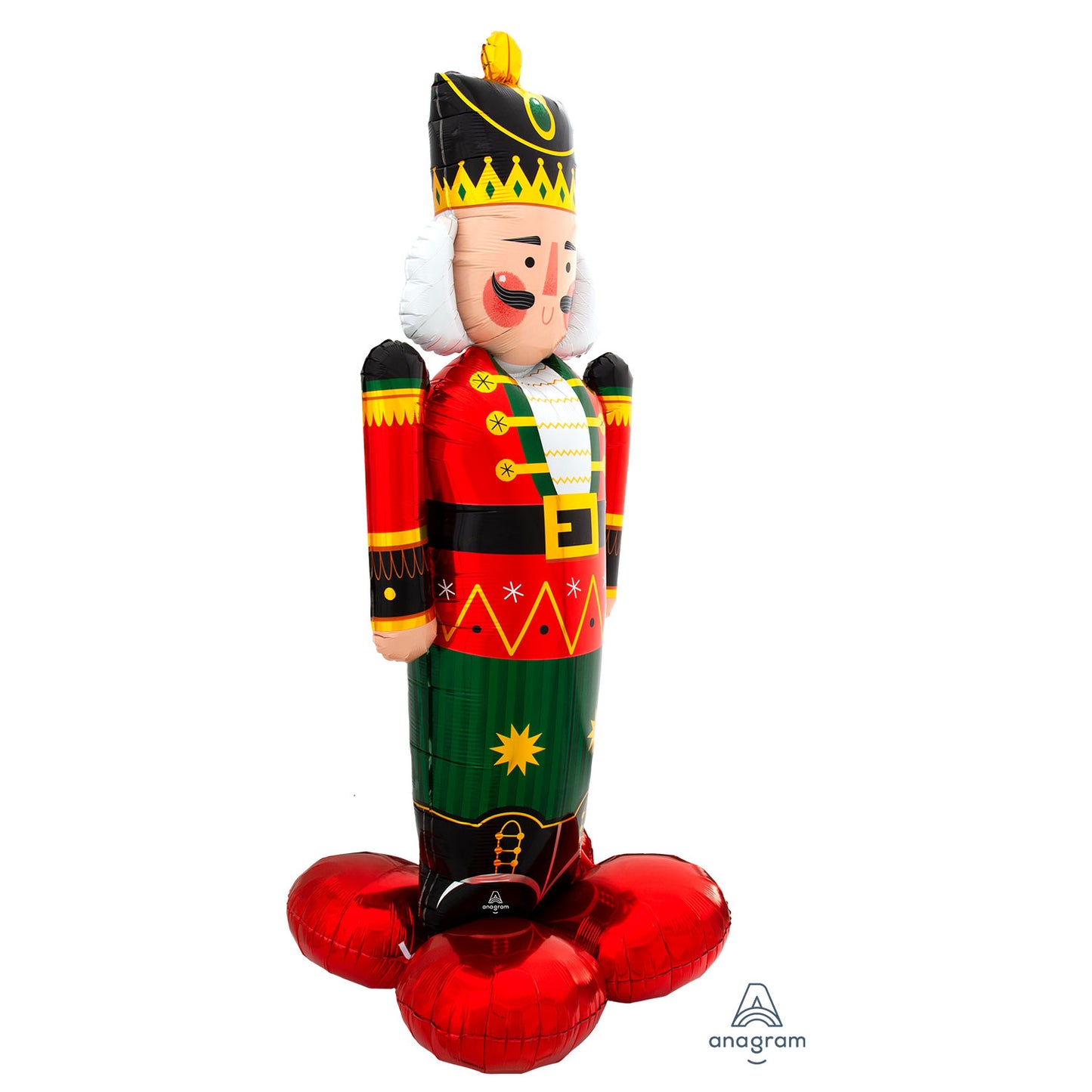 8311911 IP X3 - Nutcracker AirLoonz Large Foil Balloons 24"/60cm x 61"/154cm P70 - 3 PC