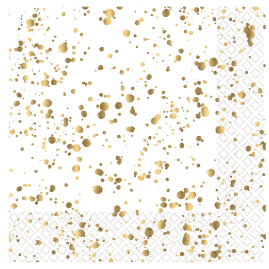 9908628 IP X6 - Hot Stamped Luncheon Napkins 33cm - 6 PKG/16