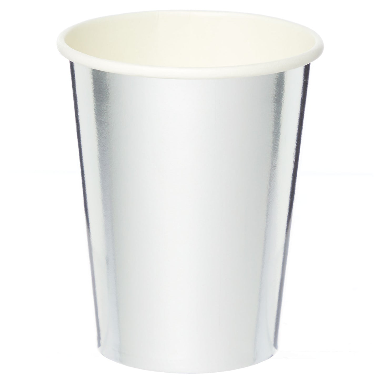9908655 IP X6 - Metallic Silver Paper Cups 250ml - 6 PKG/8