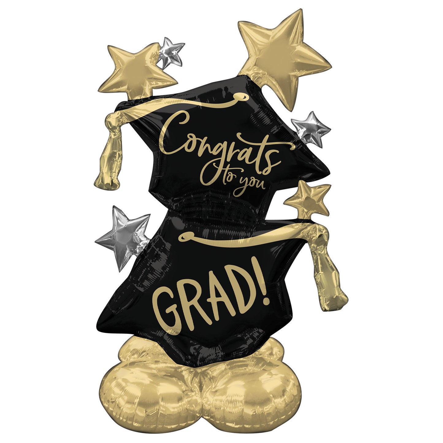 4225711 IP X3 - Congrats To You Grad Airloonz Foil Balloons P70 - 3 PC