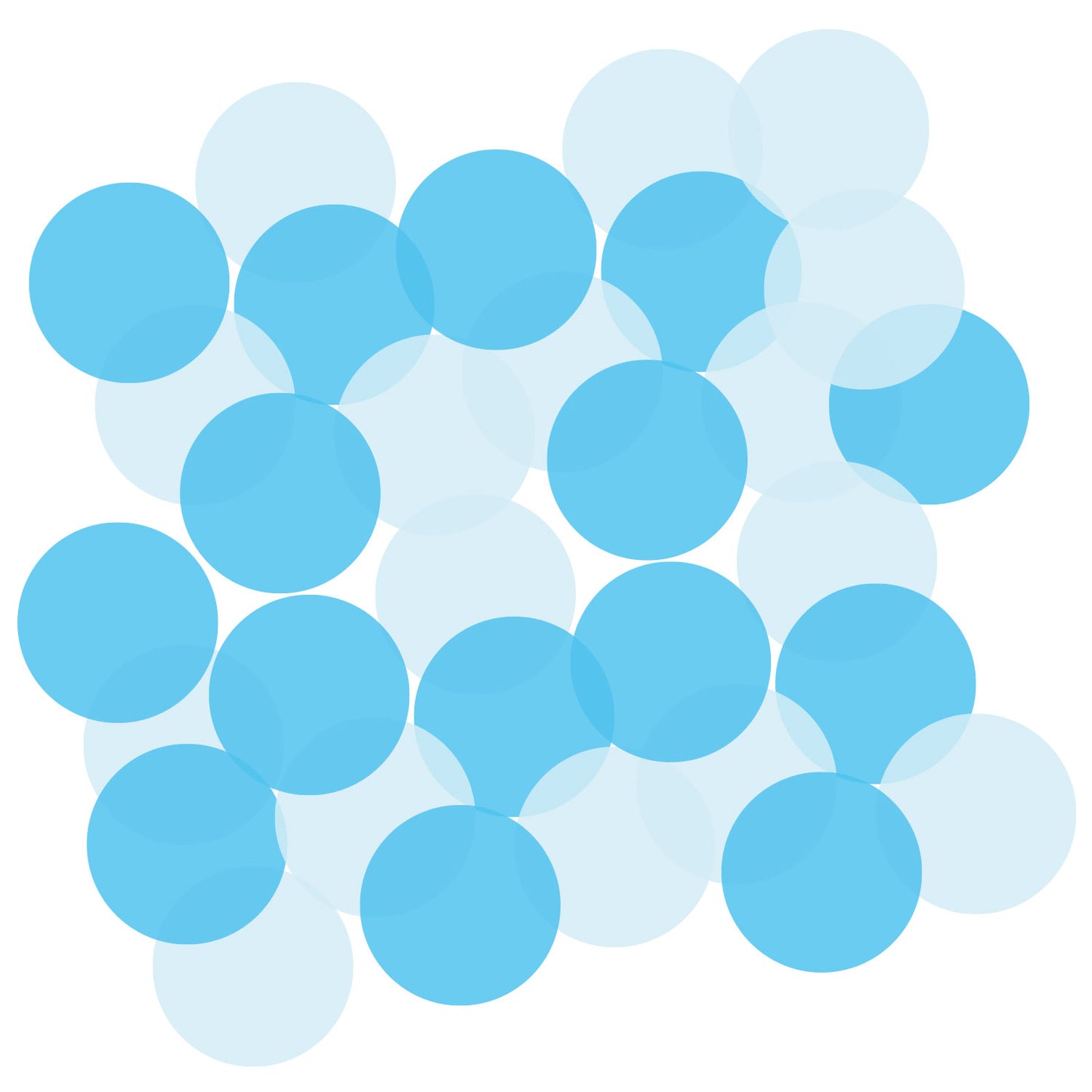 Blue Tissue Confetti - 12 PC