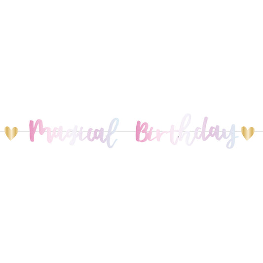 9909080 IP X6 - Fairy Princess Letter Banners 1.8m - 6 PC