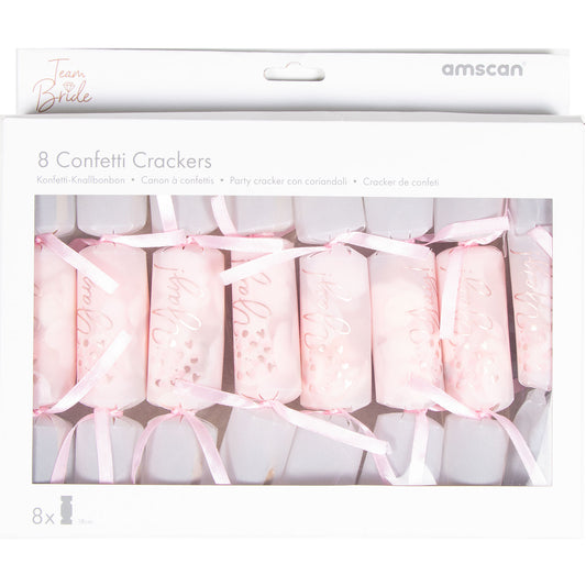 9909899 IP X6 - Team Bride Crackers with Confetti Scatter Pieces - 6 PKG/8