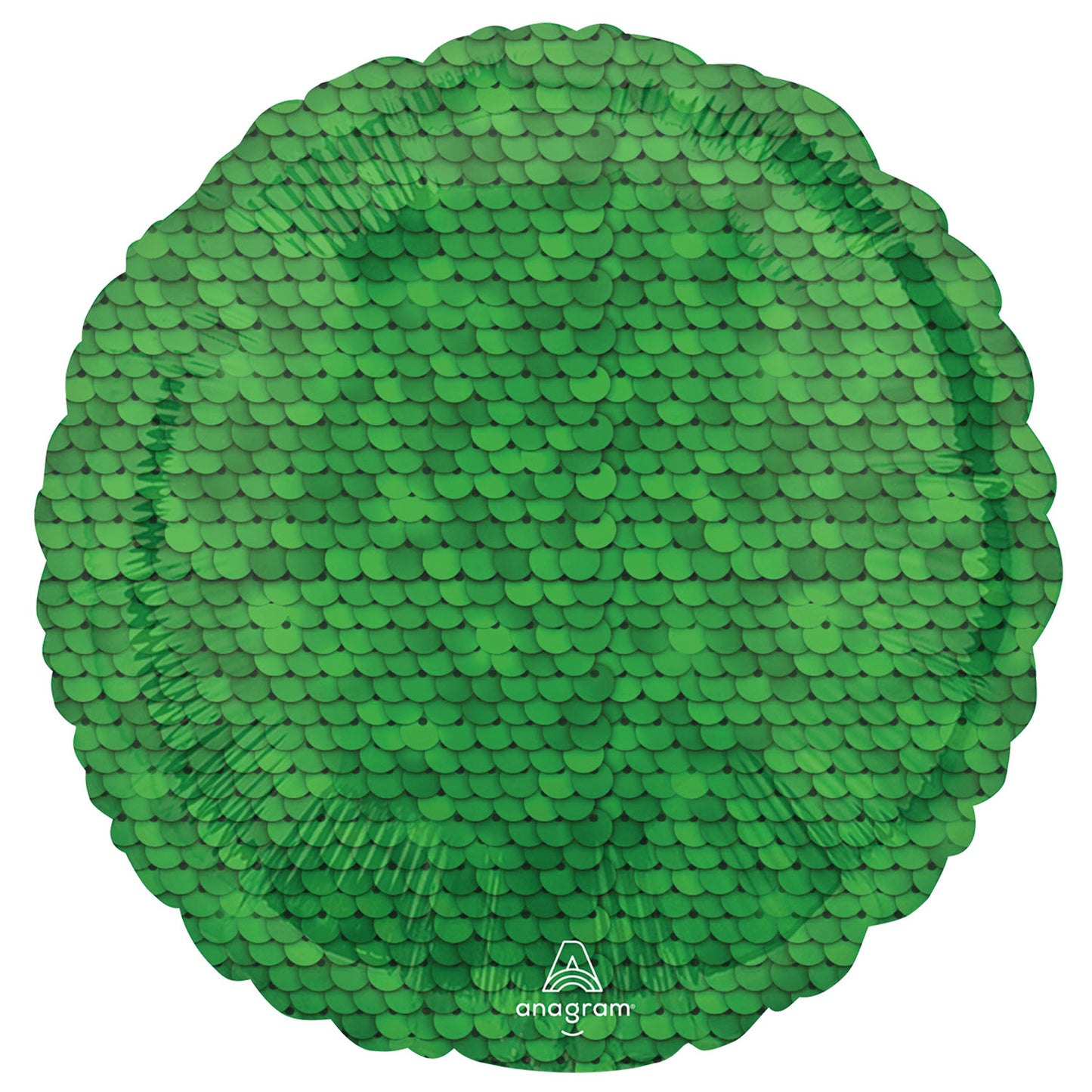4219601 IP X5 - Forest Green Sequins Standard HX Foil Balloons S15 - 5 PC