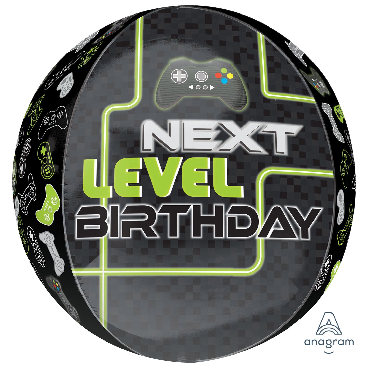 4110701 IP X5 - Level Up Orbz Foil Balloons S40 - 5 PC