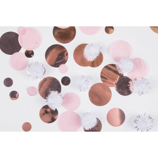 9906364 IP X6 - Rose Gold Puff Ball Confetti 25g - 6 PC