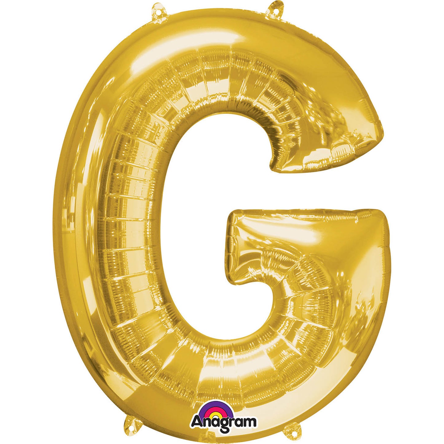Letter G Rose Gold Minishape Foil Balloons 16"/40cm A04 - 5 PC