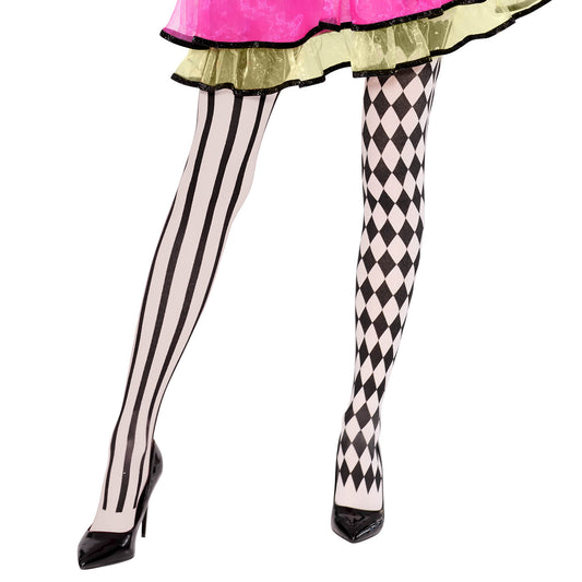 Cheeky Harlequin Stockings - 6 PC