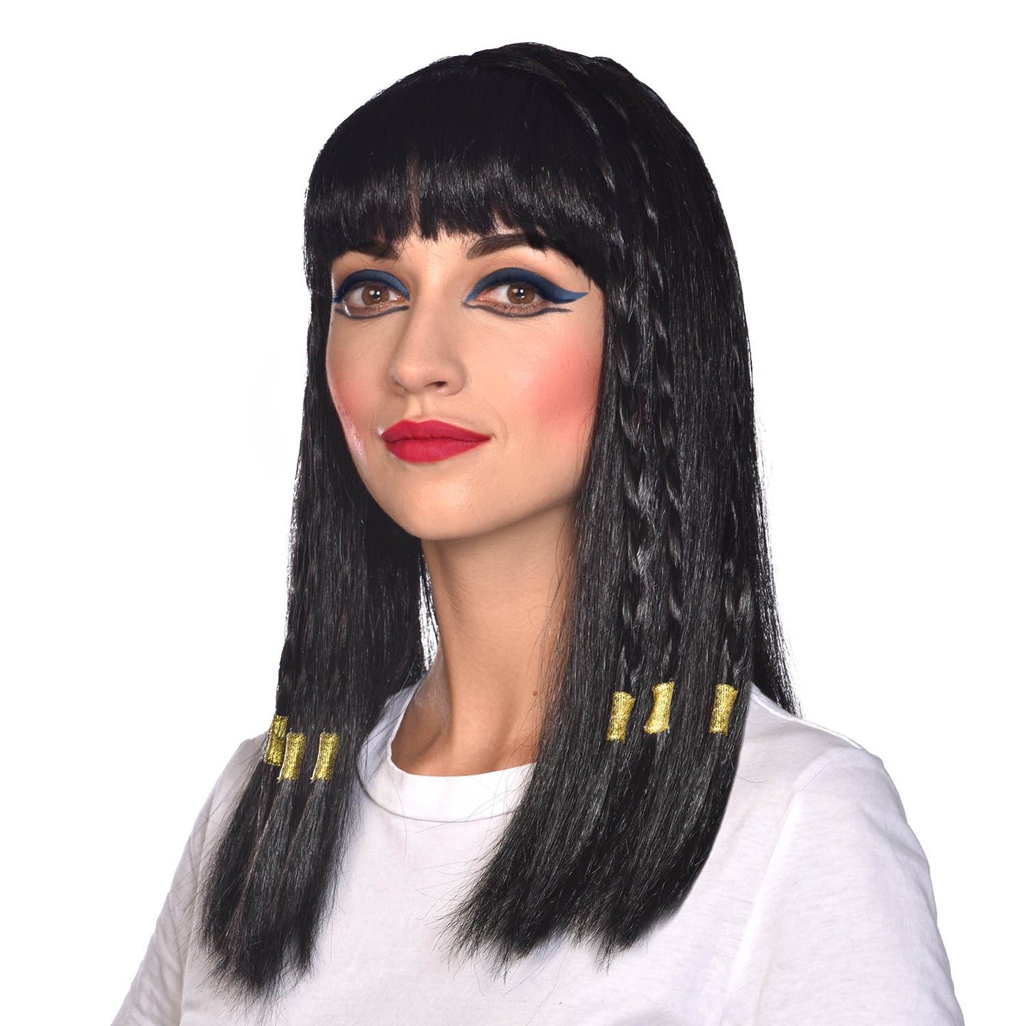 9909527 IP X6 - Cleopatra Egyptian Wigs - 6 PC
