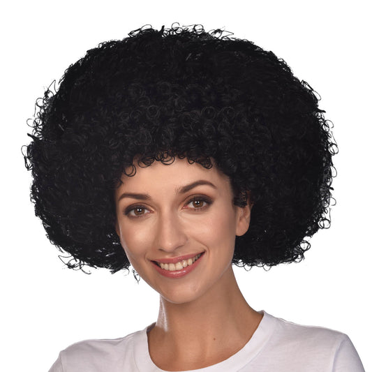 Black Afro Wigs - 6 PC