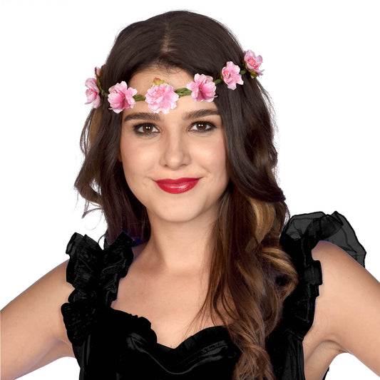 Cherry Blossom Head Wreaths - 6 PC