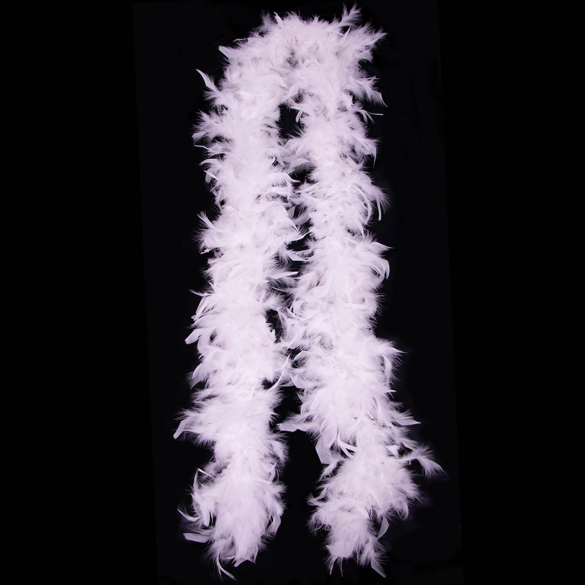 Black Deluxe Feather Boas - 6 PC