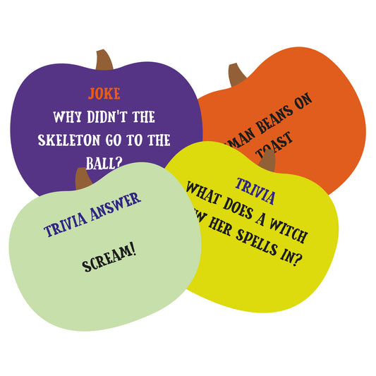 Halloween Quiz/Joke Cards for Kids - 12 PKG/25