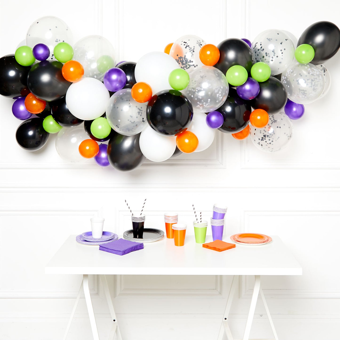 9911773 IP X4 - Halloween DIY Garland Balloon Kits - 4 PKG/70