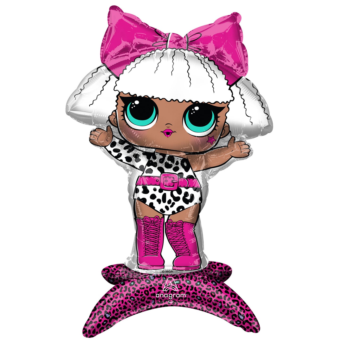 4256811 IP X5 - Diva L.O.L Surprise Sitter Foil Balloons 16"/40cm w x 23"/58cm h P50 - 5 PC