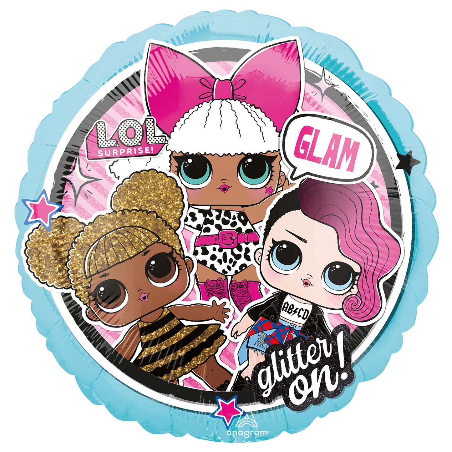 LOL Surprise! Glam Standard Foil Balloons S60 - 5 PC