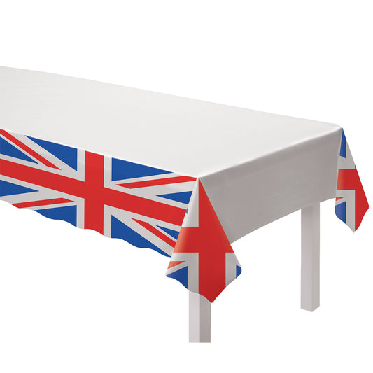 9913038 IP X6 - Red White & Blue GB Flag Paper Tablecover 1.2m x 1.8m - 6 PC