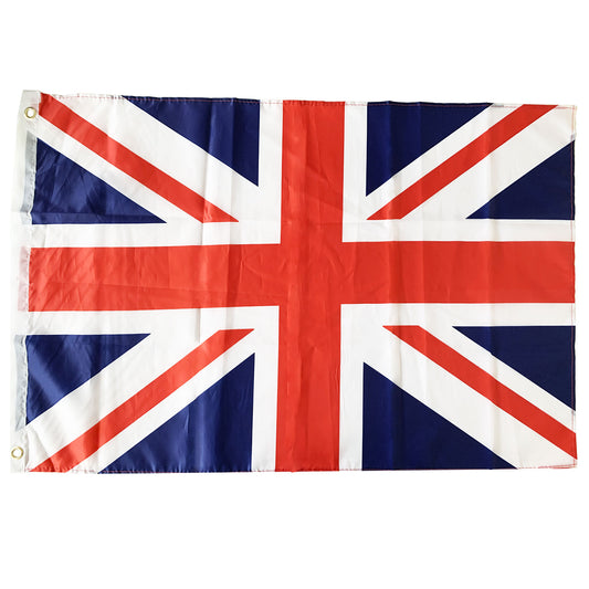 Red White & Blue GB Fabric Flag 1.5m x 90cm - 6 PC