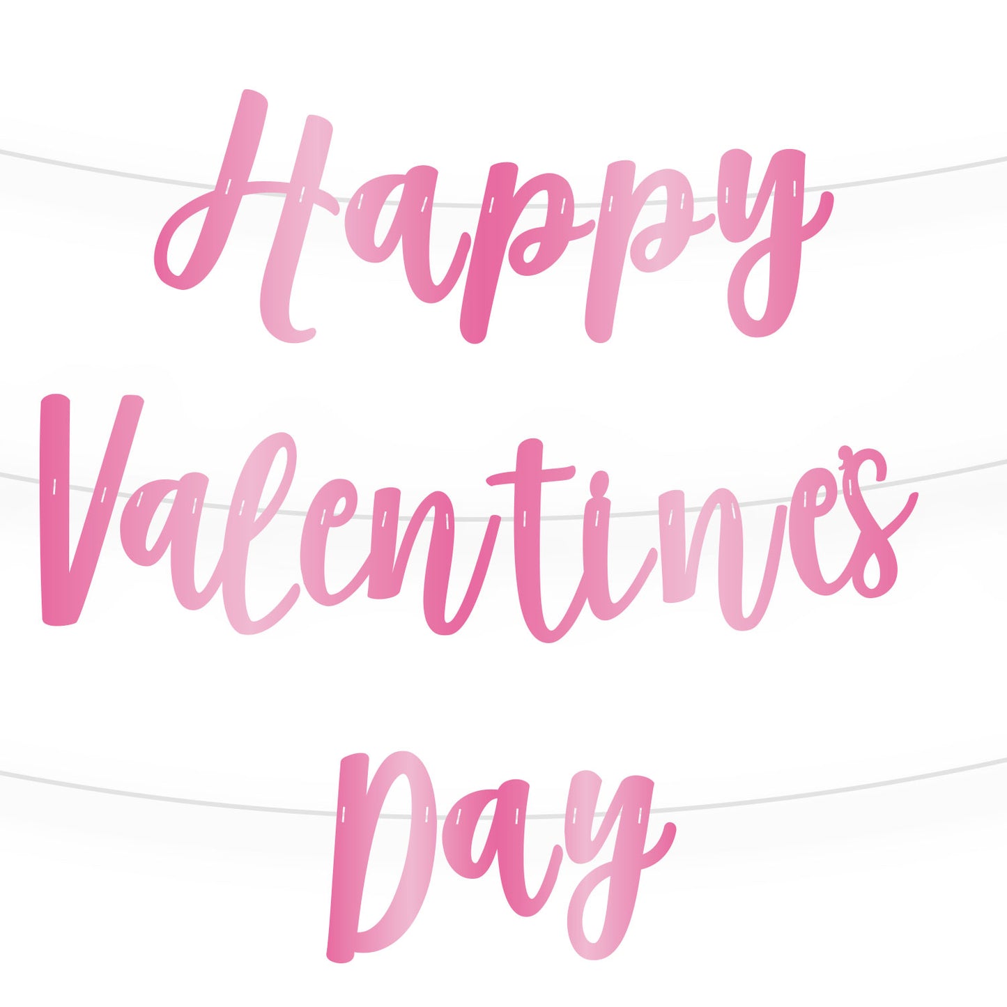 9908639 IP X6 - Valentines/Galentines Customisable Letter Banners 2m - 6 PC