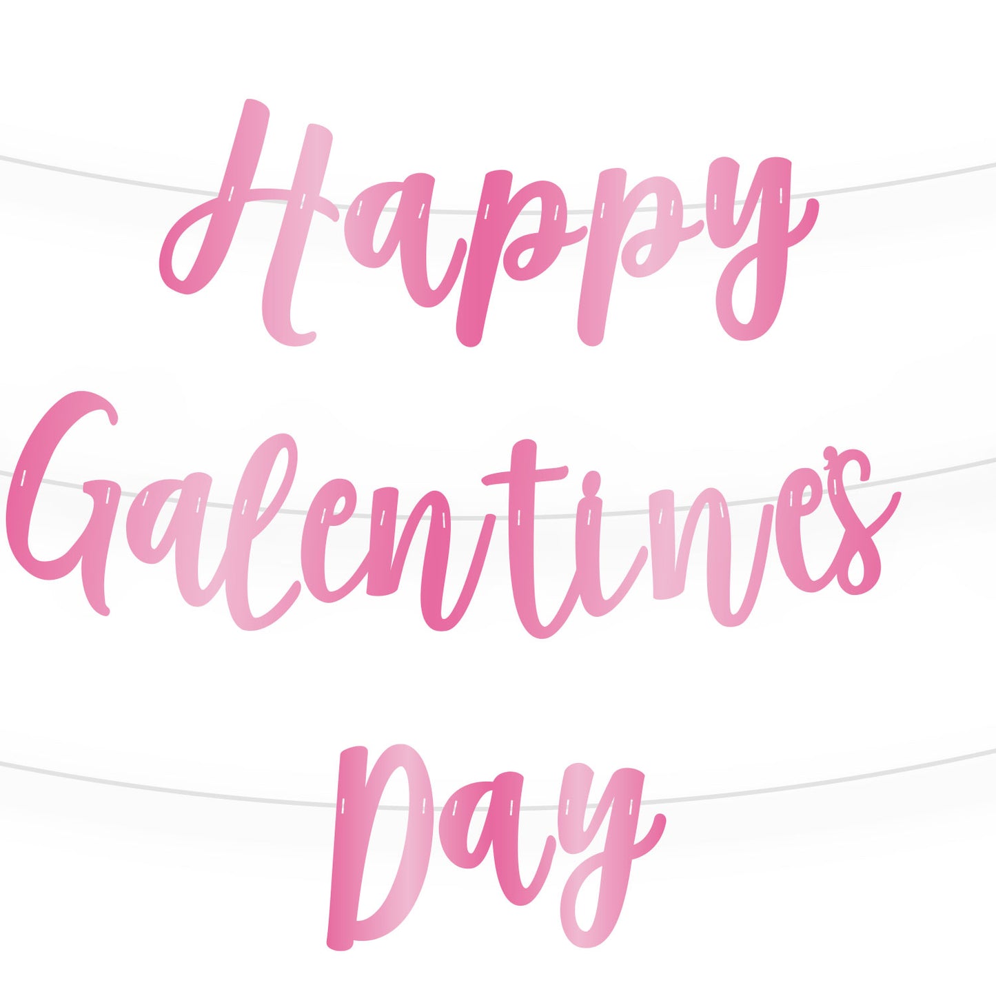 9908639 IP X6 - Valentines/Galentines Customisable Letter Banners 2m - 6 PC