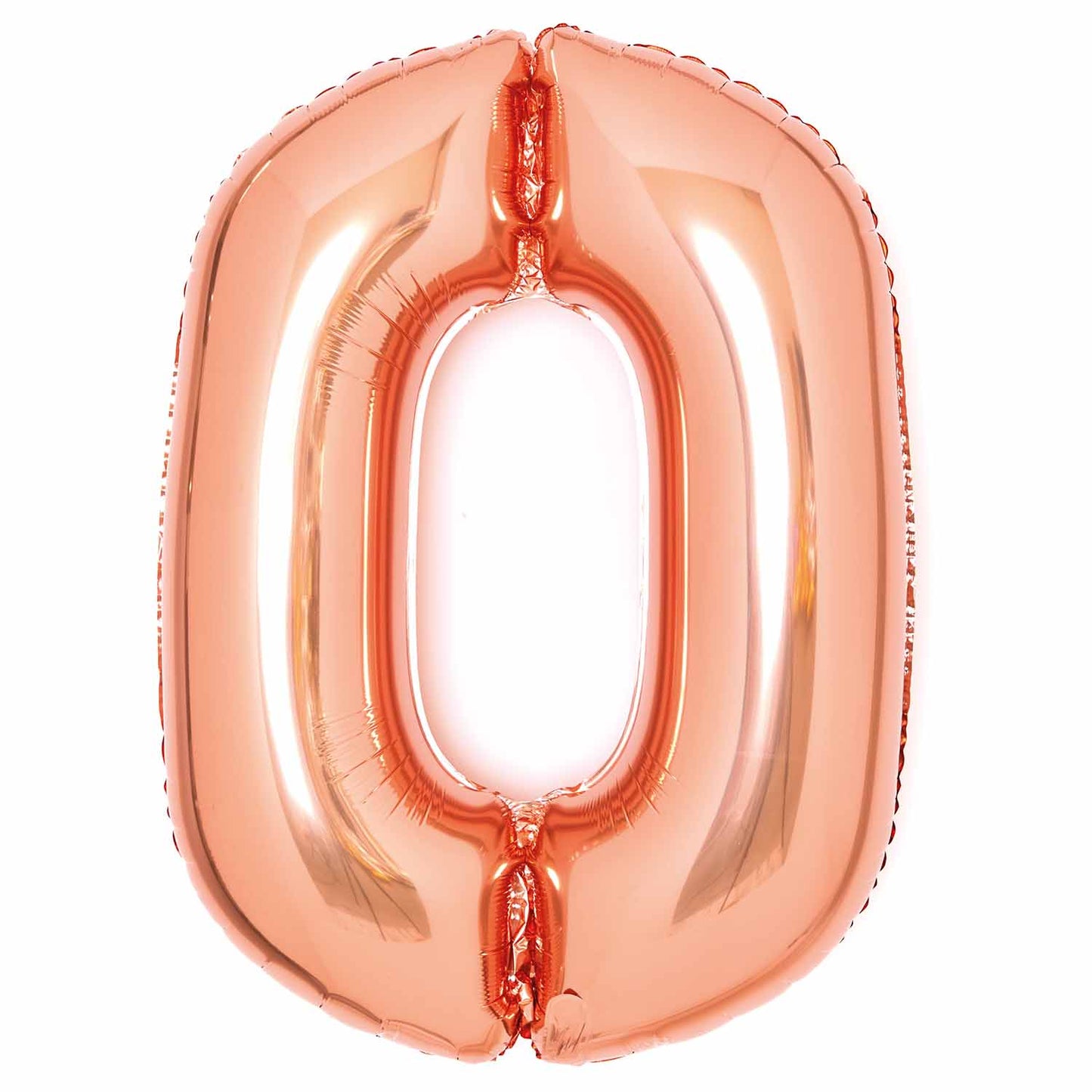 Amscan Large Number Various Colours 0 Foil Balloons 25"/64cm w x 35"/90cm h P50 - 5P C