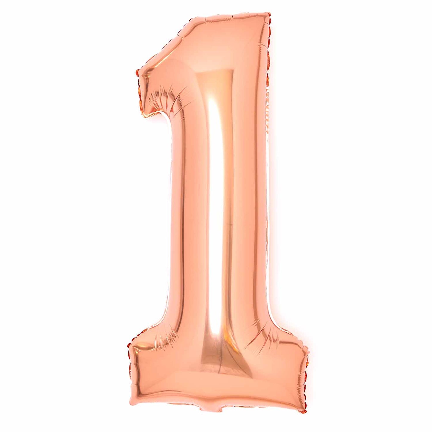 Amscan Large Number Various Colours 1 Foil Balloons 15"/37cm w x 32" /82cm h P50 - 5 PC