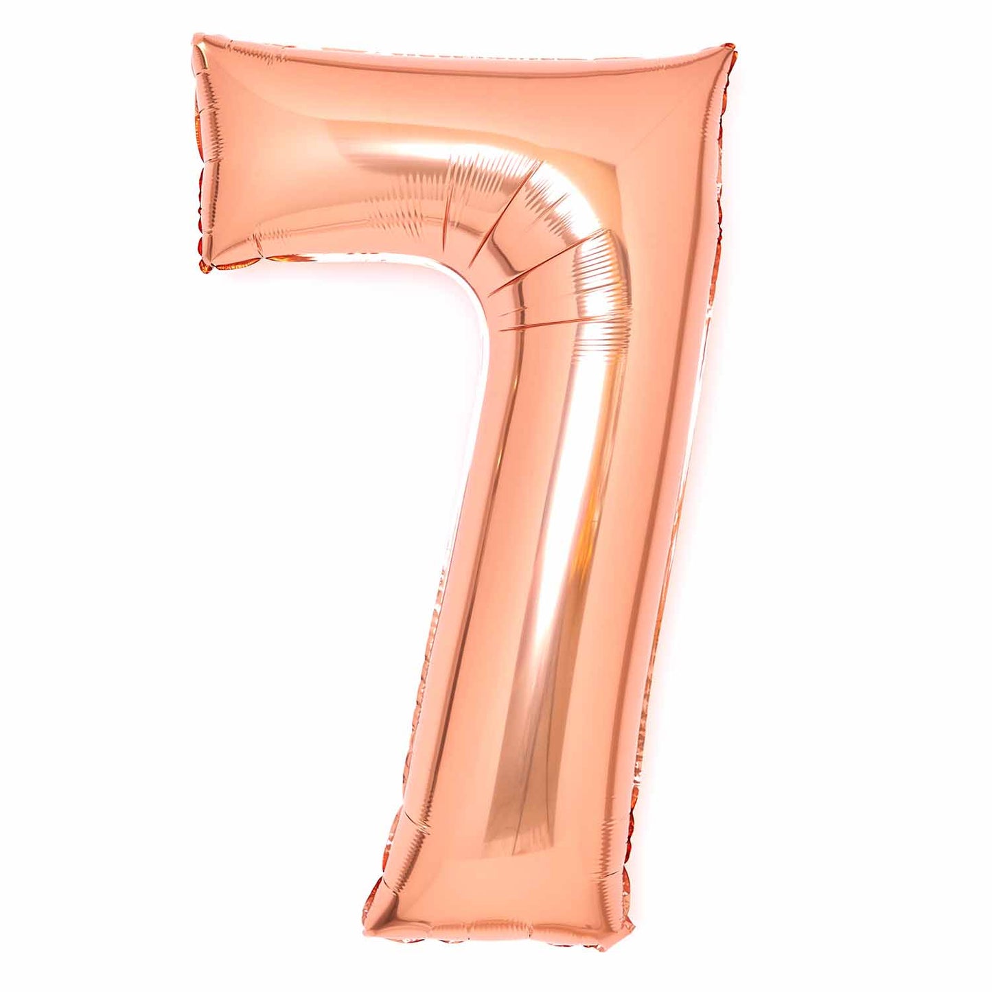 Amscan Large Number Various Colours 7 Foil Balloons 21" /53cm w x 35" /89cm h P50 - 5 PC