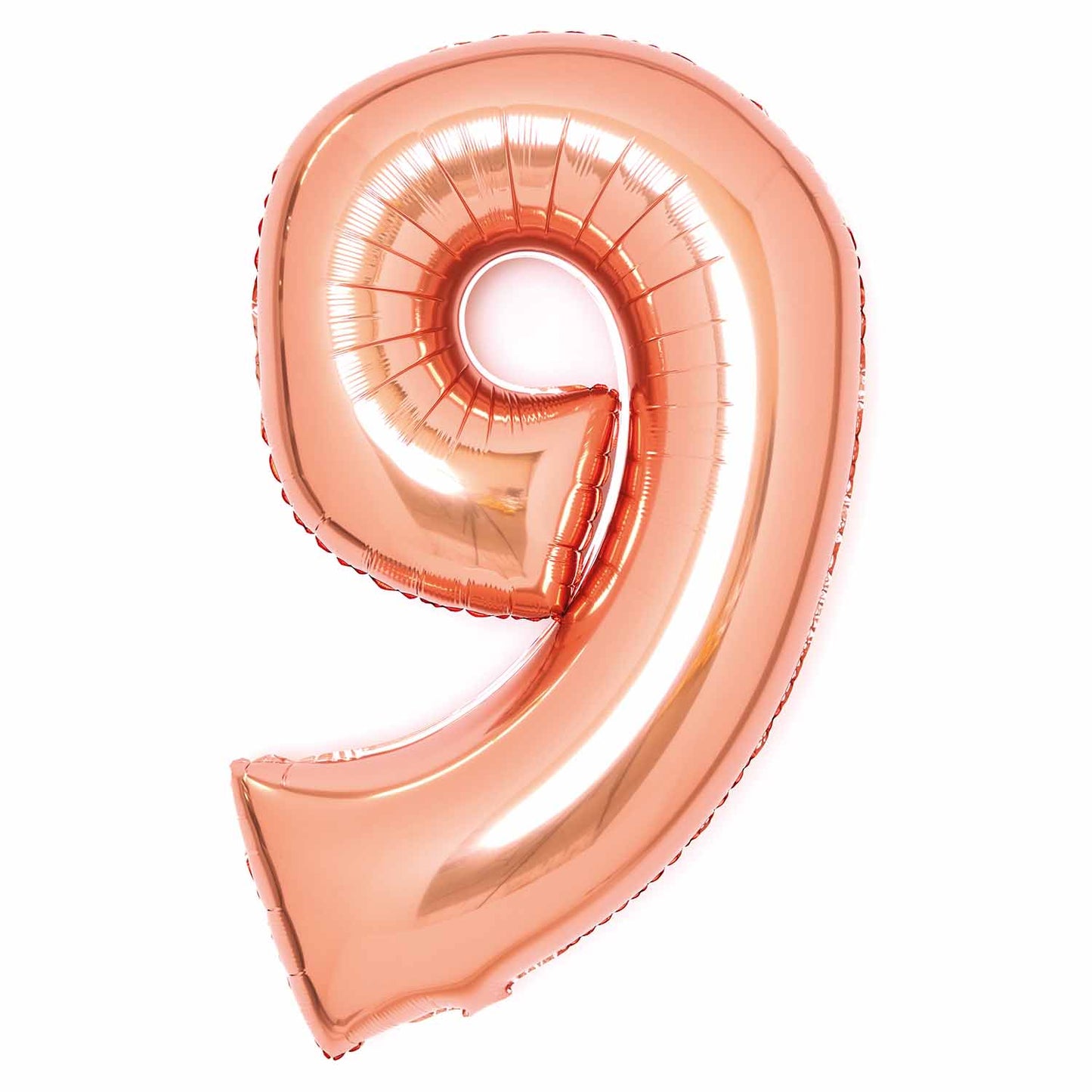 Amscan Large Number Various Colours 9 Foil Balloons 22" / 57cm w x 36" /91cm h P50 - 5 PC