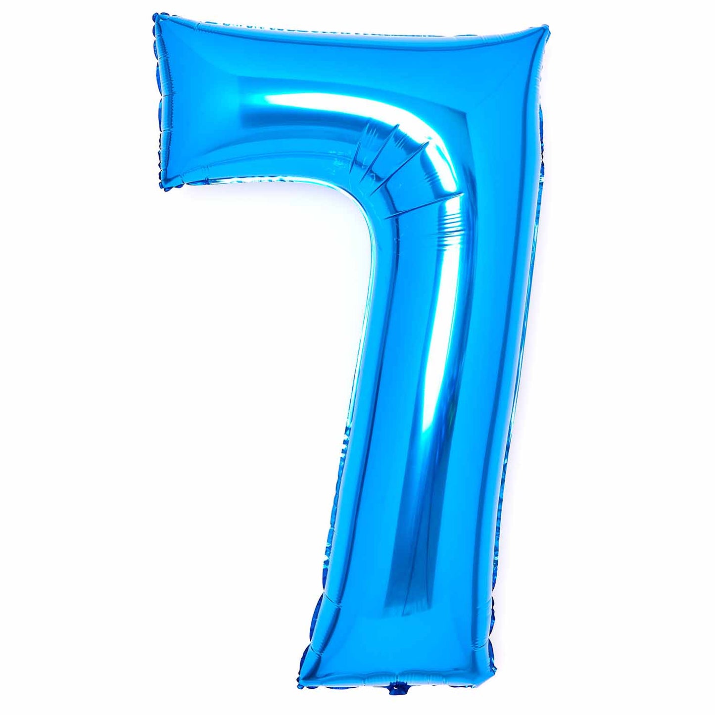 Amscan Large Number Various Colours 7 Foil Balloons 21" /53cm w x 35" /89cm h P50 - 5 PC