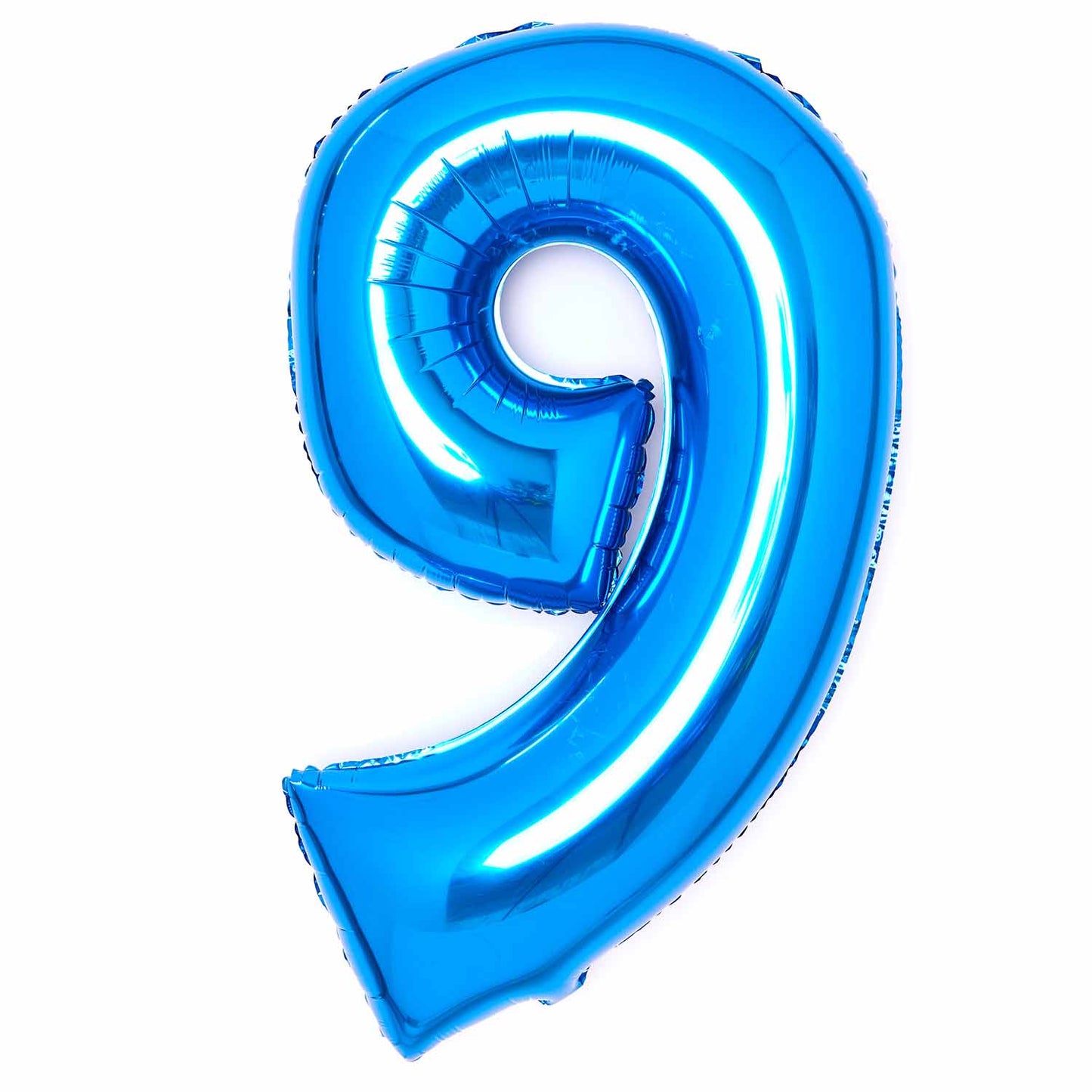 Amscan Large Number Various Colours 9 Foil Balloons 22" / 57cm w x 36" /91cm h P50 - 5 PC