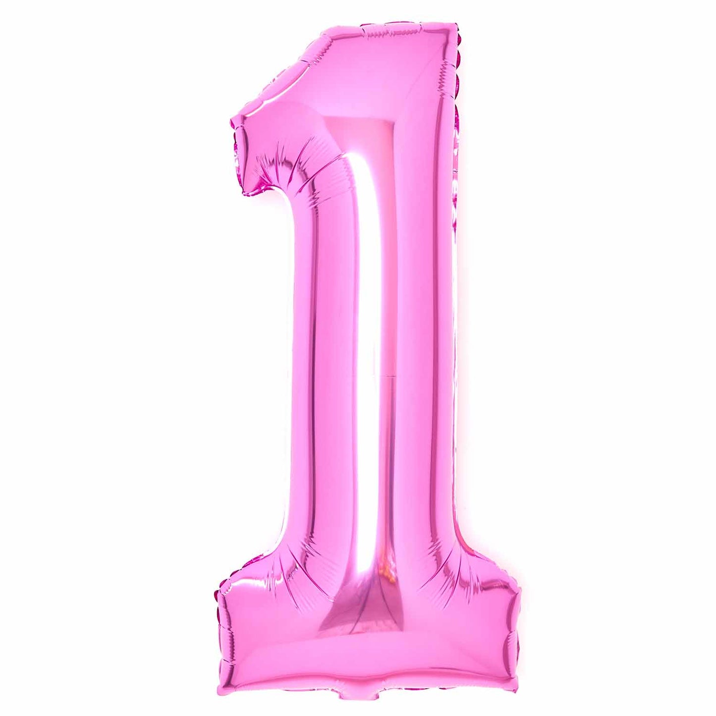 Amscan Large Number Various Colours 1 Foil Balloons 15"/37cm w x 32" /82cm h P50 - 5 PC