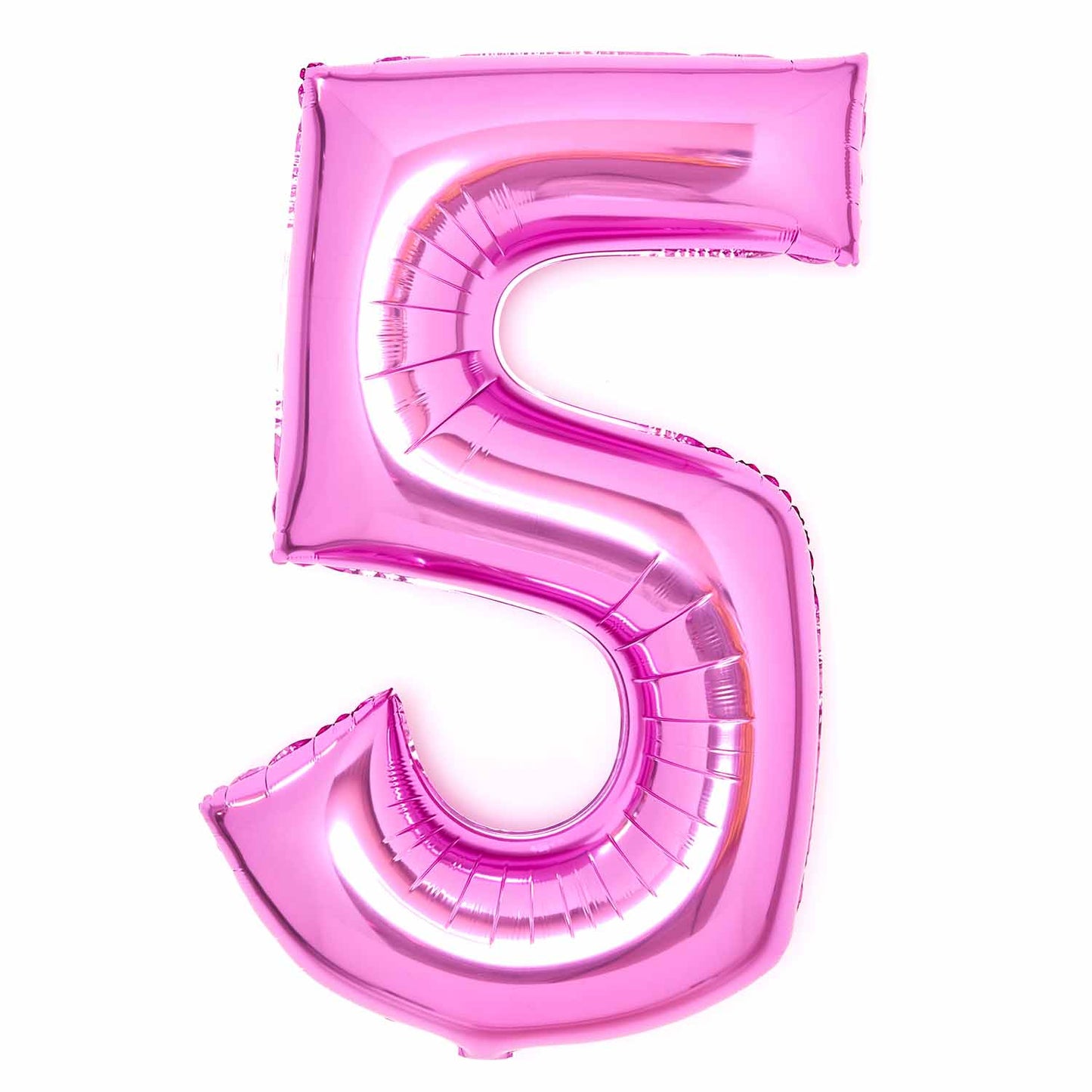 Amscan Large Number Various Colours 5 Foil Balloons 22" / 56cm w x 35" /89cm h P50 - 5 PC