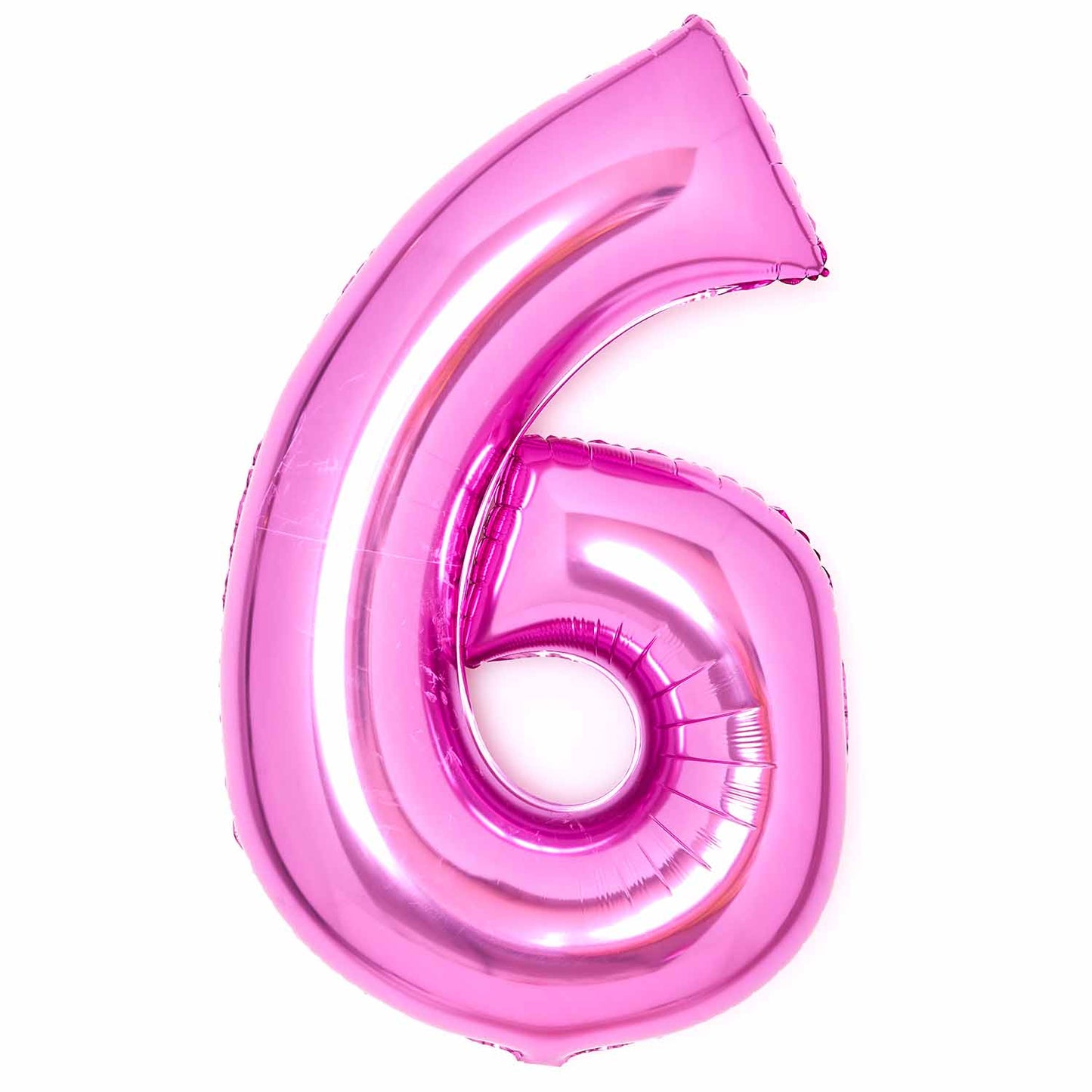 Amscan Large Number Various Colours 6 Foil Balloons 22" / 56cm w x 36" /92cm h P50 - 5 PC