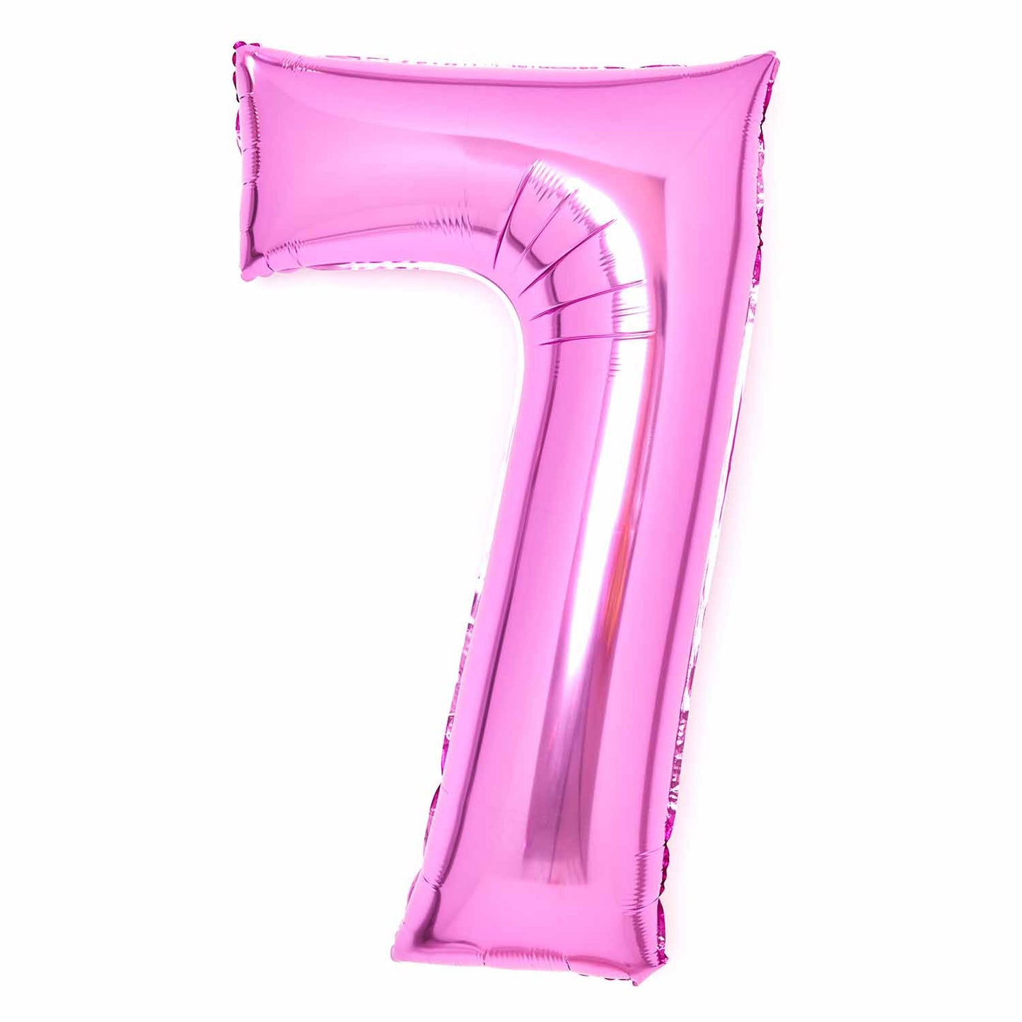 Amscan Large Number Various Colours 7 Foil Balloons 21" /53cm w x 35" /89cm h P50 - 5 PC
