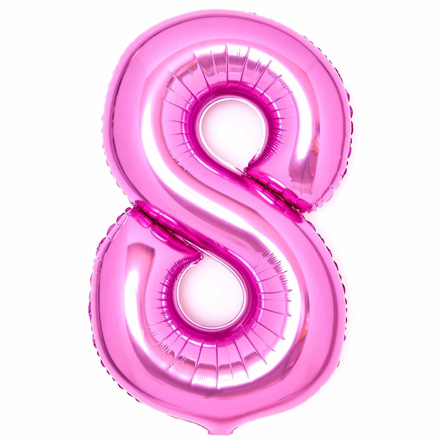 Amscan Large Number Various Colours 8 Foil Balloons 21" /54cm w x 34" /87cm h P50 - 5 PC
