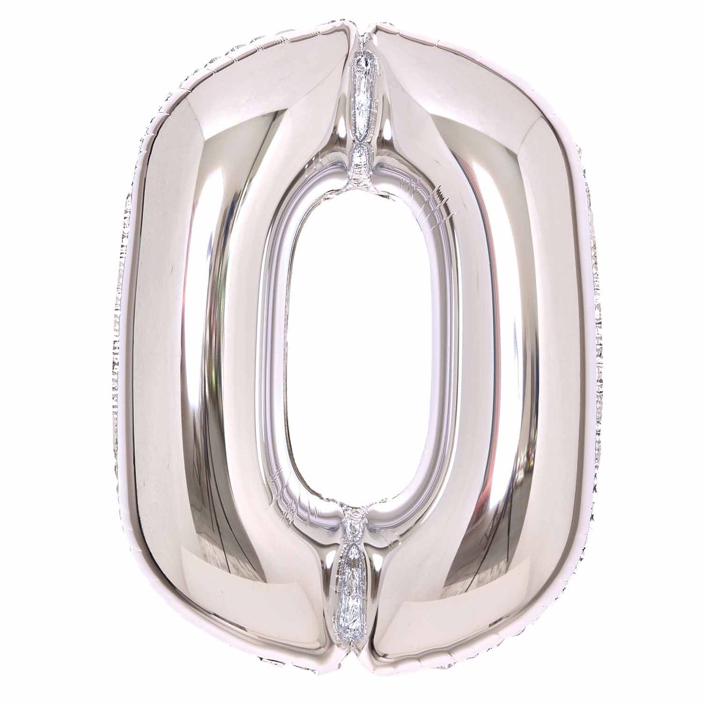 Amscan Large Number Various Colours 0 Foil Balloons 25"/64cm w x 35"/90cm h P50 - 5P C