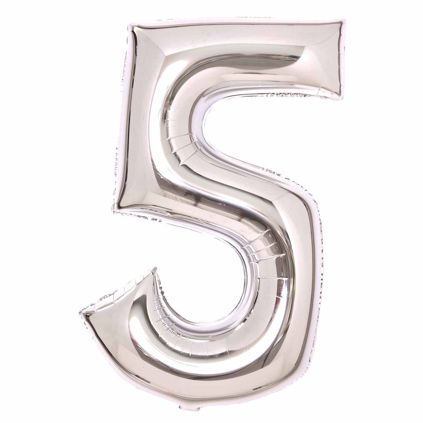 Amscan Large Number Various Colours 5 Foil Balloons 22" / 56cm w x 35" /89cm h P50 - 5 PC