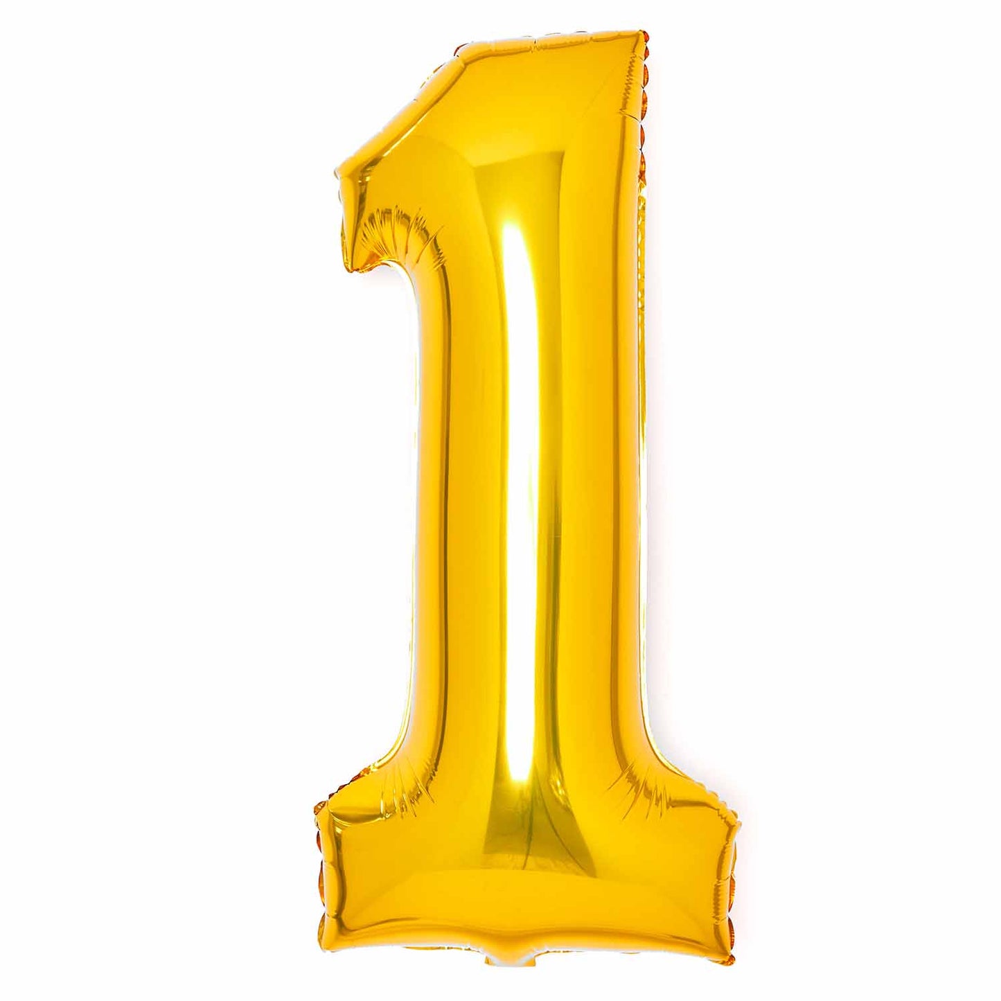Amscan Large Number Various Colours 1 Foil Balloons 15"/37cm w x 32" /82cm h P50 - 5 PC